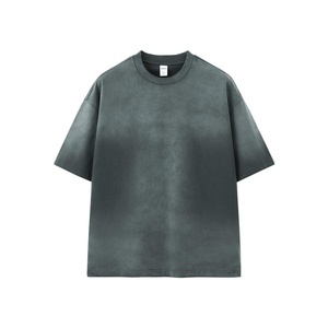 T-shirt unisexe surdimensionné en coton de haute qualité, lavé, pour homme, fabriqué par un fabricant de premier choix - Product Image 1