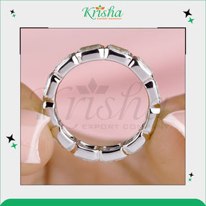 Excellente expérience dans la vente de bagues de mariage en diamant DEF de couleur blanche, 100 % naturel et cultivé en laboratoire, à des prix impressionnants - Product Image 5