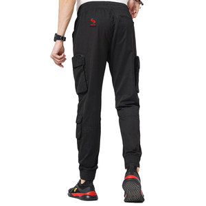 Pantalon cargo et pantalon pour homme en coton de haute qualité, fabrication artisanale de qualité supérieure, style de vie actif, mouvements flexibles, Solid Trader. - Product Image 5