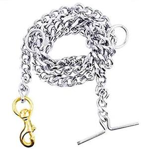 Grinded Diamond Cut Chain <b>Dog</b> <b>Leash</b> OEM ODM Custom Logo Heavy Duty Metal Pet <b>Leash</b> Direct Manufacturer - Product Image 4