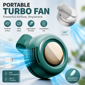 Ventilateur portable sans pales 2026 à clipser sur la taille, rechargeable, pour extérieur, voyage, urgence, refroidisseur, pack usine OEM - Product Image 1