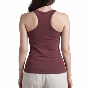 Débardeur personnalisé de haute qualité pour femmes, sans manches, décontracté, été, respirant, coton et polyester, vêtements de sport pour femmes - Product Image 2