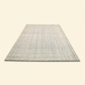 Wool Silver Ivory Grey Hand <b>Tufted</b> <b>Rug</b> Eco-Friendly Non-Slip Thick Pile Modern Abstract Textured Area Carpet for Living Room - Product Image 2