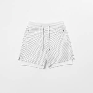 Shorts de sport pour homme avec logo personnalisé, 2 en 1, shorts de gym, course à pied, entraînement, double couche avec poches pour homme - Product Image 5