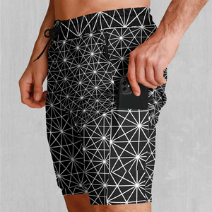 Latest Design Men's Casual <b>Woven</b> <b>Shorts</b> 100% Polyester Sublimation Breathable Quick Dry High Waist Drawstring Reasonable Price - Product Image 3