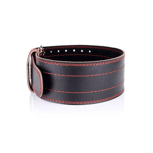 High Quality Gym Fitness Workout Weightlifting Belt Factory Customized Cow <b>Leather</b> Weightlifting Belt - Product Image 2