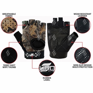 Gants de sport professionnels en gros pour la salle de sport, l'entraînement physique, avec paume rembourrée, absorption de la transpiration et fermeture sécurisée - Product Image 6