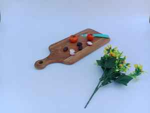 Planche à découper en bois d'acacia de qualité supérieure avec rainure profonde pour les jus, pour la cuisine à domicile - Product Image 5