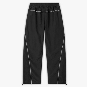 Pantalones jogger de nailon personalizados de pierna ancha, pantalones jogger cortavientos bordados para mujer, pantalones jogger casuales de poliéster y nailon - Product Image 2