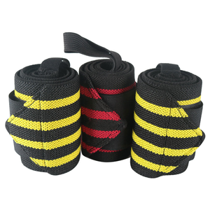 Custom Logo Wrist Wraps <b>Men</b> Women Gym Wrist Support Weightlifting Training Supplier - Product Image 1