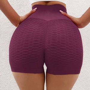 Pantalones Cortos de Yoga para Mujer, Casuales, Sólidos, de Color y Talla Personalizados, Servicios OEM, Spandex, Poliéster, Alta Calidad, Transpirables - Product Image 4