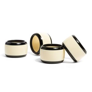 Contemporary Wooden & Resin Napkin <b>Ring</b> Collection For Luxury Kitchen Decoration And Wedding Event Table Styling - Product Image 5