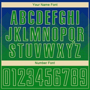 Custom Royal Kelly Green <b>Cream</b> Sublimation Soccer Jersey Breathable Team Football Shirt Men Training Sportswear Uniform <b>Maker</b> - Product Image 6