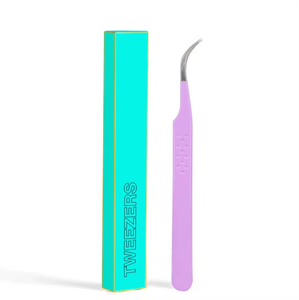 Juego de Pinzas para Pestañas con Logotipo Personalizado, Nuevo Diseño de Corazón, Puntas de Fibra, Acero Inoxidable, Suministros de Belleza para Extensiones de Pestañas, OEM - Product Image 2