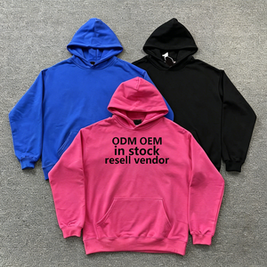 In Stock vendor 100% Cotton 450gsm Hoodies Customized 3D Web Graphic Puff Printing Logo Y2K Sweatshirts Casual <b>Pullover</b> for <b>Men</b> - Product Image 1