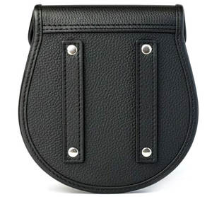 Sporran Escocés de Cuero con Corona Dorada |   Ecológico |   Uso en Exteriores |   Accesorio para Kilt Highland |   Venta al por mayor - Product Image 3