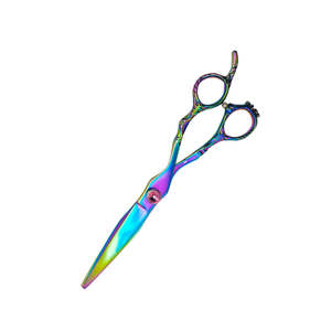 Tijeras de Peluquería Eléctricas con Cuchilla de Afeitar de Calidad, Juego de Tijeras de Acero Inoxidable para Uso Hospitalario en Color Dorado con Estuche de Cuero, Kit de Seguridad - Product Image 3