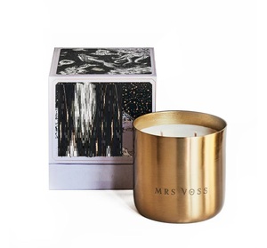 Exclusivo Portavelas de Latón con Tapa de Madera, Lujosa Vela Votiva de Vainilla Hecha a Mano para Venta al por Mayor, Decoración Navideña para el Hogar, Acabado Cepillado - Product Image 6