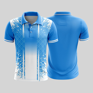 เสื้อยืดสีน้ำเงินไล่เฉดแบบยูนิเซ็กซ์ พิมพ์ลายด้านหน้า ระบายเหงื่อได้ดี ทรงปกติ ต้านเชื้อแบคทีเรีย น้ำหนักเบา แขนสั้น - Product Image 1