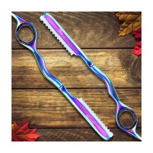 Rasoir professionnel pour la retouche des cheveux avec lame tranchante, outil de coupe, d'éclaircissement et de coiffage de haute qualité pour barbiers et salons de coiffure - Product Image 6