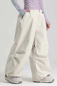 Pantalon de ski imperméable, coupe-vent, anti-déchirure, évacuant l'humidité 10 000 mm, pour homme et femme, chaud pour l'hiver, pantalon de snowboard, sports de plein air, neige - Product Image 3