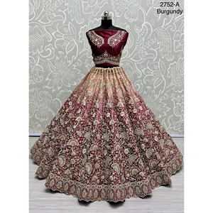 Nupcial Indio Desgaste Terciopelo Colecciones Para Novia Con Zarkhan Trabajo Por Fabzone - Product Image 5