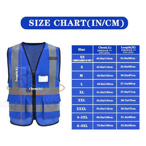Chaleco de Seguridad Vial Reversible para Hombre, Ligero, de Lona Lavada, Impermeable, con Diseño Reflectante Personalizado de Alta Visibilidad - Product Image 3