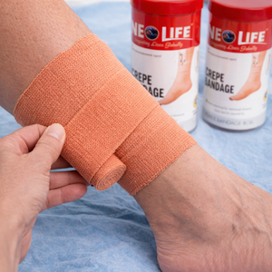 High <b>Stretch</b> Elastic Crepe Bandage | Compression <b>Wrap</b> for Sports Injury Relief | Medical First Aid Support | Daily Protection - Product Image 2