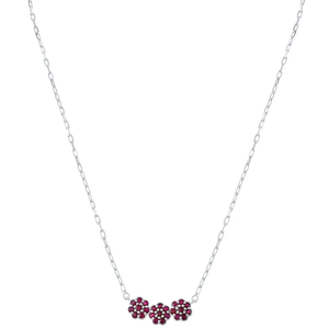 <b>Ruby</b> <b>Necklace</b> in 92.5 Sterling Silver KLSS-40250 - Product Image 1