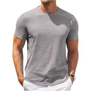 Custom Men's Heavyweight 240 GSM Cotton T Shirt Oversized Drop Shoulder Streetwear Blank Tee OEM ODM Clothing Manufacturer - Product Image 4