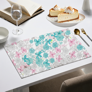 Ensemble de sets de table élégants pour table à manger, tissu épais, résistant à la chaleur, pour la cuisine et la mise en place de la table - Product Image 2