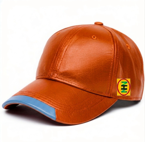 Casquette de baseball en cuir véritable de haute qualité, style vintage, avec logo personnalisé, best-seller pour hommes et femmes - Product Image 1
