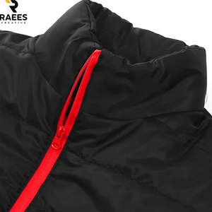 <b>Warm</b> <b>Fleece</b> Lined Bubble Jacket Thermal Insulation Padded Coat Bulk Ultra-Soft Glossy Nylon Bubble Jacket Water Resistant - Product Image 2