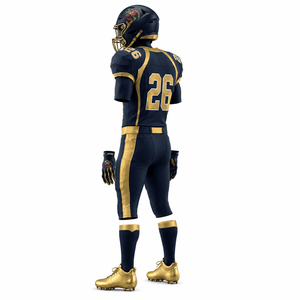 Uniforme de football américain léger avec construction flexible, coutures renforcées et ajustement confortable pour l'entraînement - Product Image 2