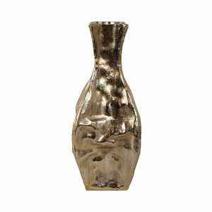 Vase à fleurs en métal élégant et moderne, fait à la main, résistant à la rouille, pour la décoration de la maison et des hôtels, article de décoration haut de gamme - Product Image 6