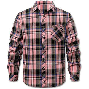 เสื้อเชิ้ตผ้าแฟลนเนลผู้ชายราคาถูก ระบายอากาศได้ดี สั่งตัดได้ ขายดี สวมใส่สบาย ทันสมัย เสื้อผ้าแฟชั่นผู้ชายสไตล์ยอดเยี่ยม - Product Image 1