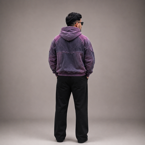Vintage Washed Hoodies Acid Wash Cotton Pullover Custom Streetwear Apparel OEM ODM Factory Wholesale Manufacturer - Product Image 5