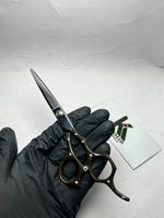 Ciseaux de coiffure professionnels de qualité supérieure 6,5 pouces pour droitiers, légers, à manche moyen, tranchants, pour la coupe et l'éclaircissement des cheveux, avec peigne en acier inoxydable