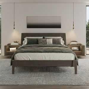 Cama King Convertible Moon - Diseño Moderno en Madera de Pino Americana, Duradera y Segura para Dormitorios - Product Image 6