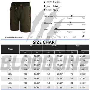 Shorts Bermuda Blancs Homme BLOODLINE à Cordon de Serrage, Imprimé Sublimation Motif Griffe, Décontractés, Taille Mi-Haute, Sportifs - Product Image 4