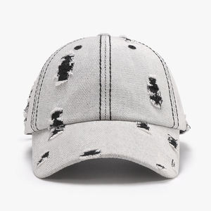 Gorra de Béisbol Vaquera de Alta Calidad con Logotipo Personalizado, Lavada y Desgastada, 100% Algodón, 6 Paneles, Visera Bordada, Estilo Cowboy Clásico - Product Image 4
