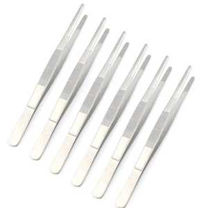 Pinzas Quirúrgicas de Acero Inoxidable con Punta Recta, Juego de Instrumentos Manuales para Uso Hospitalario, Certificación CE Clase I - Product Image 1