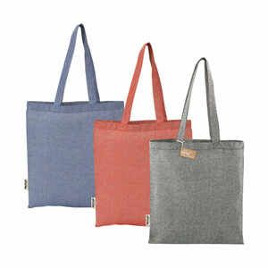 Reusable Cotton <b>Tote</b> Bag | Eco Friendly Large Capacity Shopper | Long Handle Grocery Shoulder Carryall | Custom Logo Promotional - Product Image 2