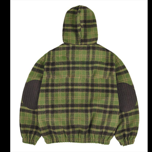 Camisa Chaqueta de Franela para Invierno al por Mayor, con Capucha, Manga Larga, a Cuadros, Forro de Poliéster, Transpirable, Cortavientos, Ecológica - Product Image 6