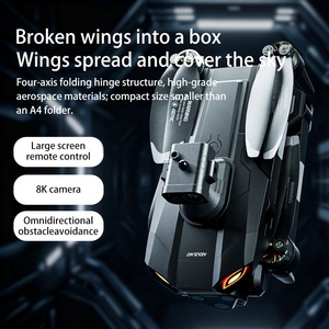 4drc chuyên nghiệp 4.5 "màn hình lớn M7 UAV 8K HD chụp ảnh trên không tránh chướng ngại vật cho người mới bắt đầu có thể gập lại con quay 6 trục - Product Image 3