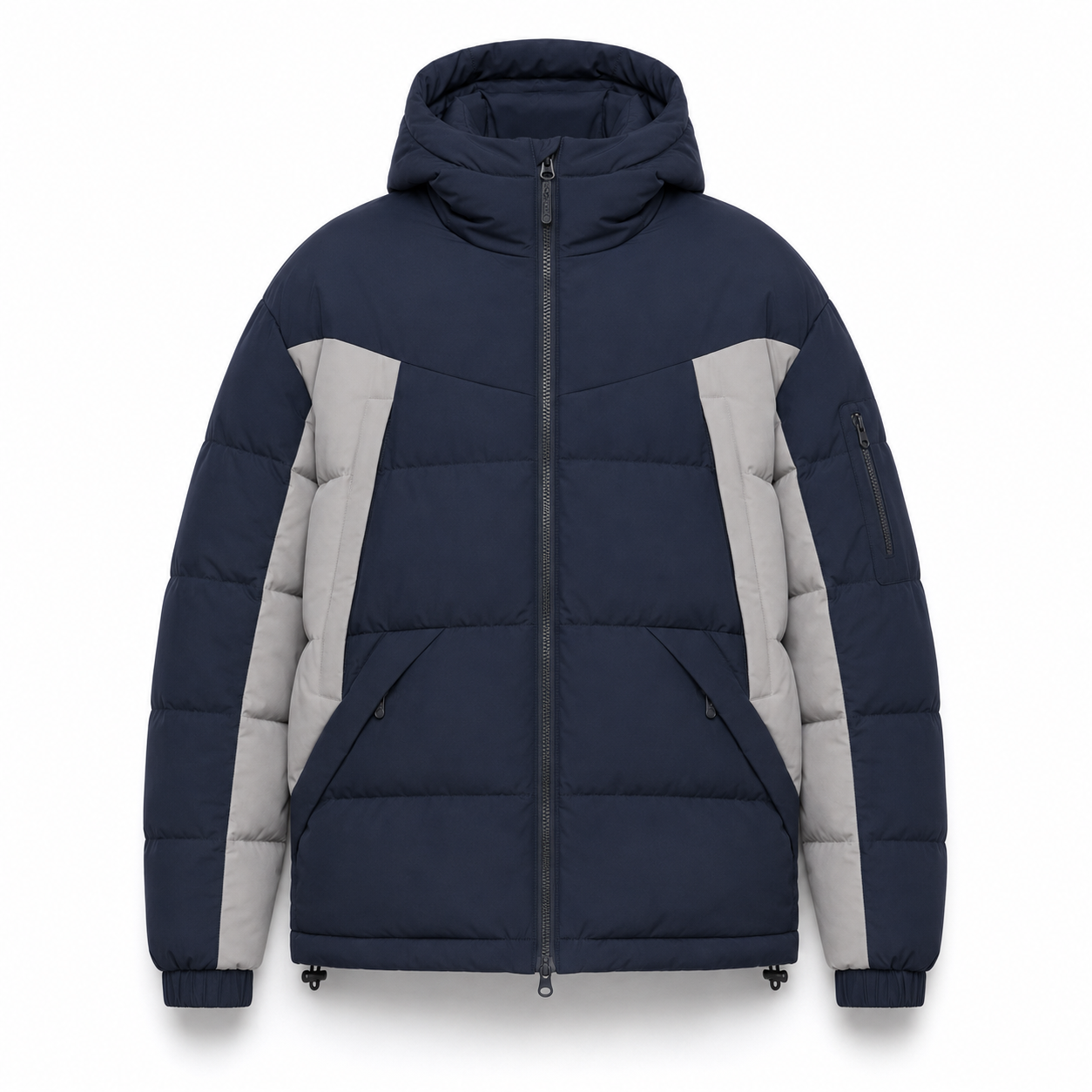 Bleu marine Argent Gris