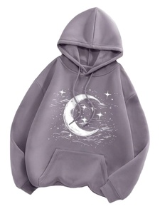 Nouveau style – Sweat à capuche pour femme, hiver, doublé, respirant, couleur unie, design décontracté, broderie, logo personnalisé, best-seller 100 % - Product Image 4