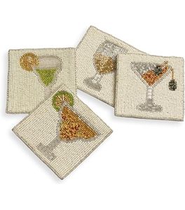 Posavasos Bordado con Cuentas de 5mm de Grosor, Alta Durabilidad, Estilo Bohemio, Decorativo para Mesa de Hogar, Uso en Fiestas, con Logotipo Personalizado - Product Image 3