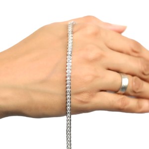 IGI Certificate Tennis Bracelet Wedding Bracelet Wholesale DEF Color VS VVS Clarity 10K 14K 18K <b>Solid</b> <b>Gold</b> Round Lab Diamond - Product Image 3