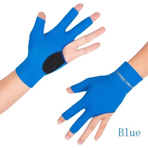 ถุงมือสนุกเกอร์มืออาชีพ ถุงมือควบคุมไม้คิวแบบเรียบ ถุงมือกันลื่น ถุงมือสามนิ้วที่สวมใส่สบาย อุปกรณ์บิลเลียด - Product Image 5